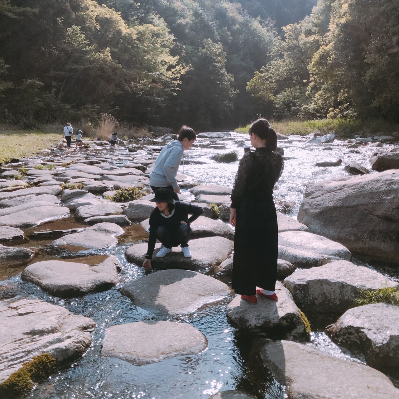 清流の郷の川