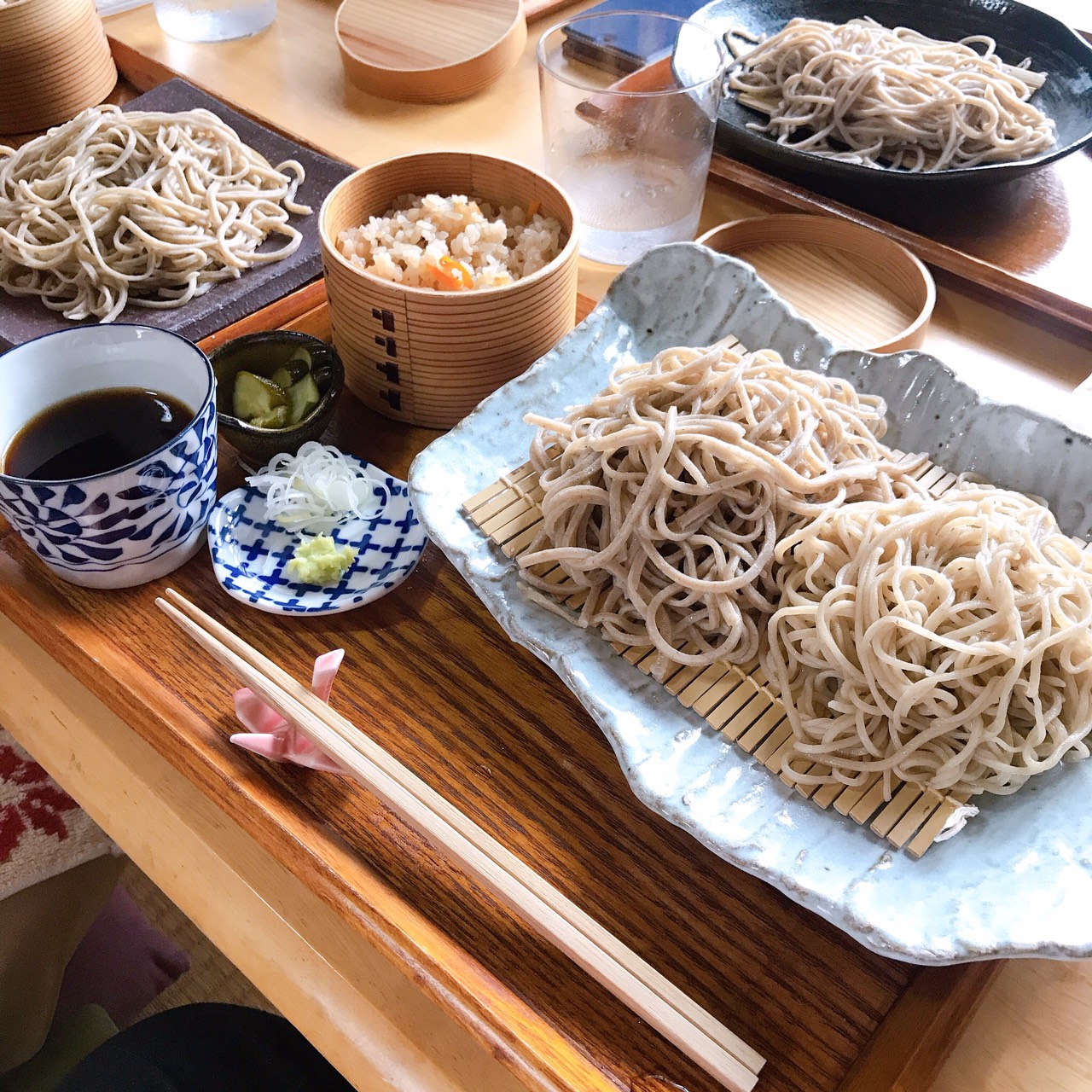 美味しい蕎麦＆御飯でした。