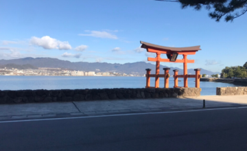 宮島のミニ鳥居
