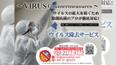 広島ウイルス除去サービスのページ作成！