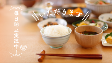 【納豆を毎日食べるメリット】毎日納豆実践中！