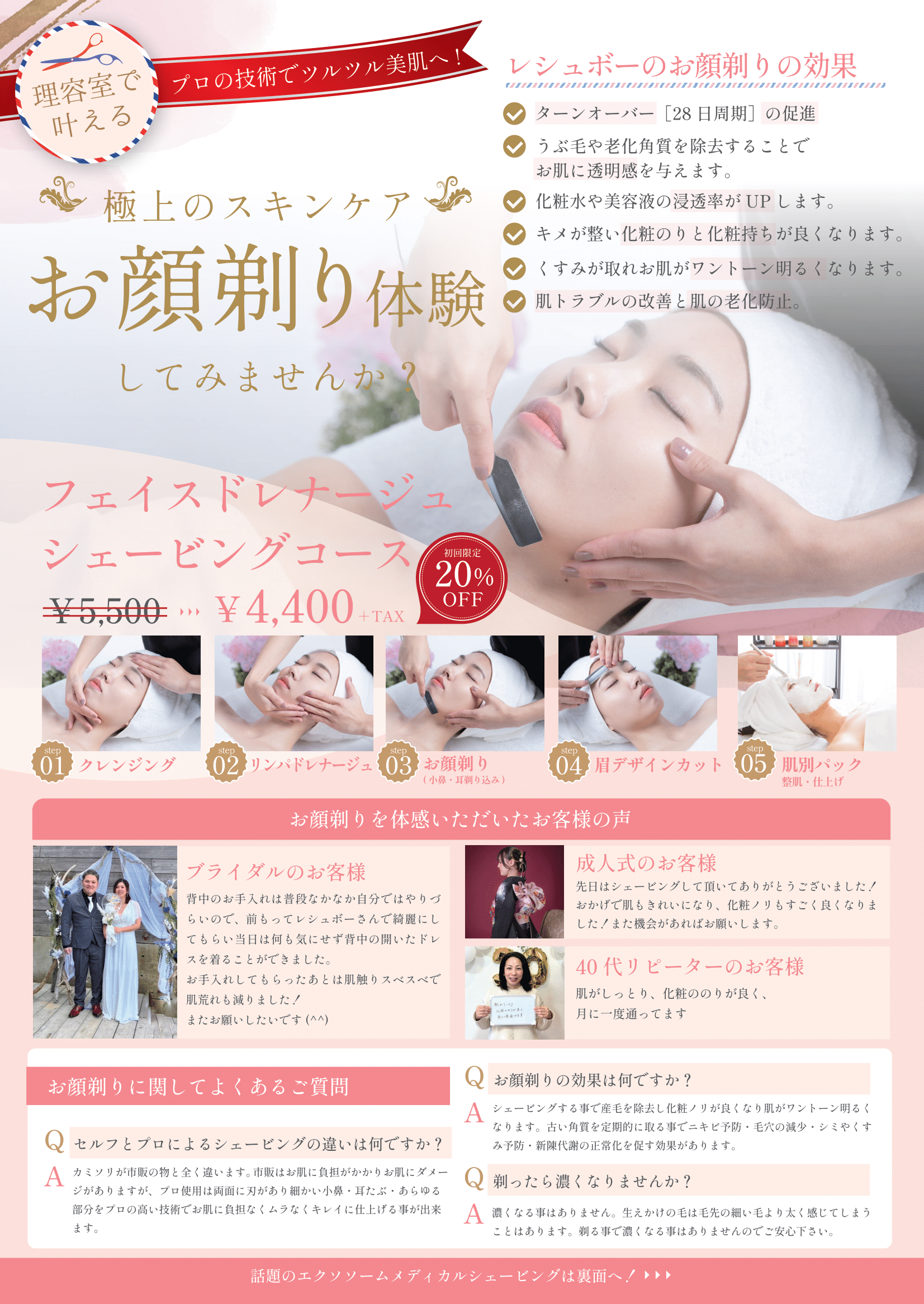 ヘアサロンレシュボー表