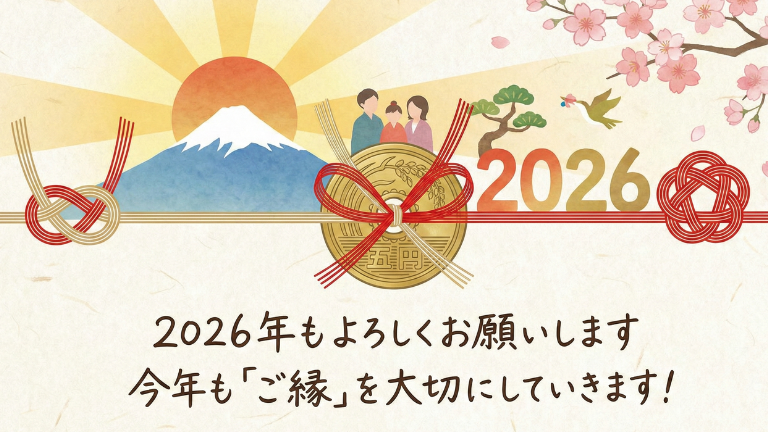 2026年もよろしくお願いします｜今年も「ご縁」を大切にしていきます！