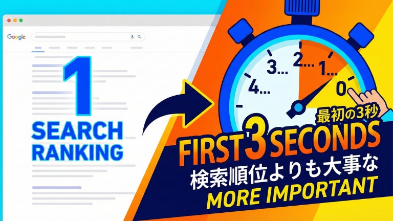 検索順位よりも大事な「最初の3秒」