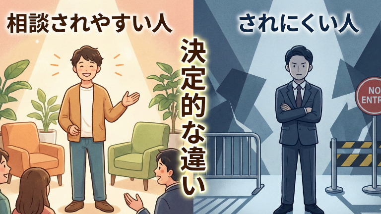 相談されやすい人と、されにくい人の決定的な違い