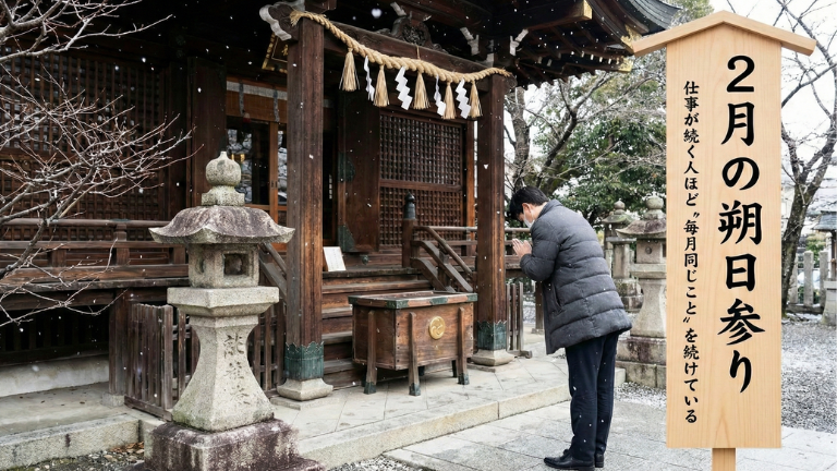 2月の朔日参り｜仕事が続く人ほど“毎月同じこと”を続けている